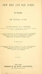 Cover of New men and old acres