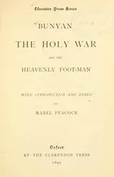 Cover of The holy war and The heavenly foot-man