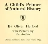 Cover of A child's primer of natural history