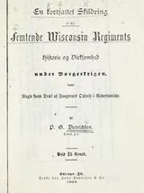 Cover of En kortfattet skildring af det Femtende Wisconsin regiments historie og virksomhed under borgerkrigen