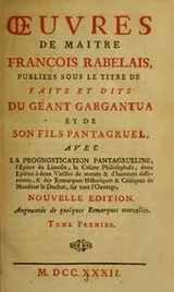 Cover of Oeuvres de maitre François Rabelais