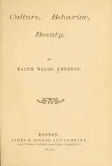 Cover of Culture, Behavior, Beauty