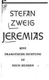 Cover of Jeremias, eine dramatische Dichtung in neun Bildern