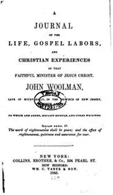 Cover of A Journal of the Life, Gospel Labors, and Christian Experiences of that ..