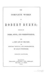 Cover of The Complete Works of Robert Burns