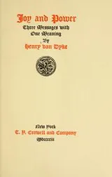 Cover of Joy and power