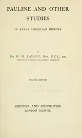 Cover of Pauline and other studies in early Christian history