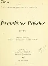 Cover of Premières poésies, 1856-1858
