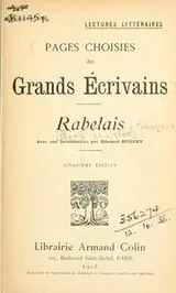 Cover of Rabelais
