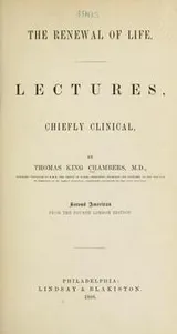 Cover of The renewal of life