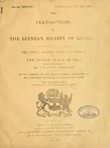 Cover of Report on the marine fishes collected by Mr. J. Stanley Gardiner in the Indian Ocean