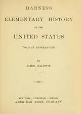 Cover of Barnes's elementary history of the United States told in biographies