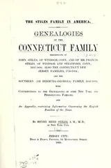 Cover of The Stiles family in America