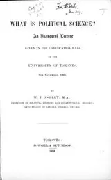 Cover of What is political science?