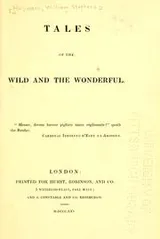 Cover of Tales of the wild and the wonderful ..