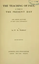 Cover of The teaching of Paul in terms of the present day