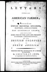 Cover of Letters from an American farmer