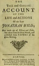 Cover of The true and genuine account of the life and actions of the late Jonathan Wild