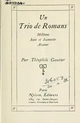 Cover of Un trio de romans