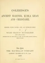 Cover of Coleridge's Ancient mariner, Kubla Khan and Christabel