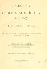 Cover of Dictionary of United States history