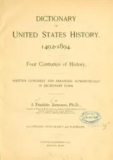 Cover of Dictionary of United States history