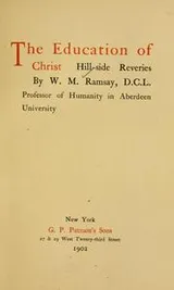 Cover of The education of Christ