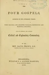 Cover of The four Gospels, according to the Authorized version