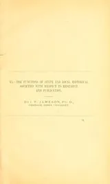 Cover of The functions of state and local historical societies