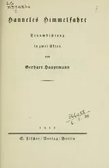 Cover of Hanneles Himmelfahrt