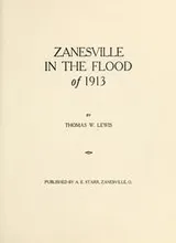 Cover of Zanesville in the flood of 1913