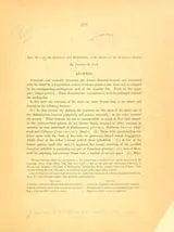 Cover of On the structures and distribution of the genera of the arciferous Anura