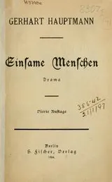 Cover of Einsame Menschen