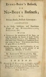 Cover of Every-body's business is no-body's business, or, Private abuses, publick grievances