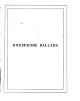 Cover of A book of Roxburghe ballads