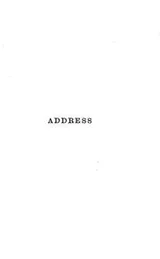 Cover of Address delivered before the British Association assembled at Belfast