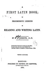 Cover of A first Latin book