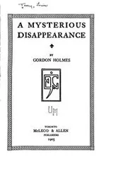 Cover of A mysterious disappearance