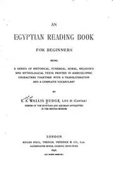 Cover of An Egyptian reading book for beginners