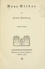Cover of Neue Bilder