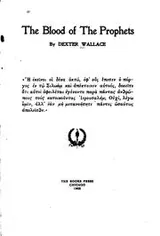 Cover of The blood of the prophets