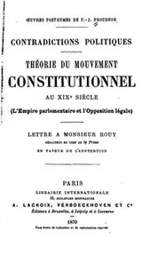 Cover of Contradictions politiques