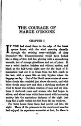 Cover of The courage of Marge O'Doone