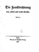Cover of Die Faustdichtung vor