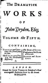 Cover of The comedies, tragedies, and operas