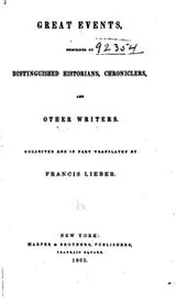 Cover of Great events