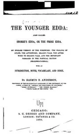 Cover of The Younger Edda: also called Snorre's Edda, or the Prose Edda