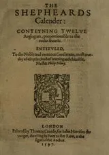 Cover of The shepheard's calender