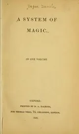Cover of A system of magic