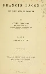 Cover of Francis Bacon